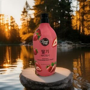 Strawberry Shower Mate Body Wash 40.57 fl oz (1.2 L) Made In Korea Citrus